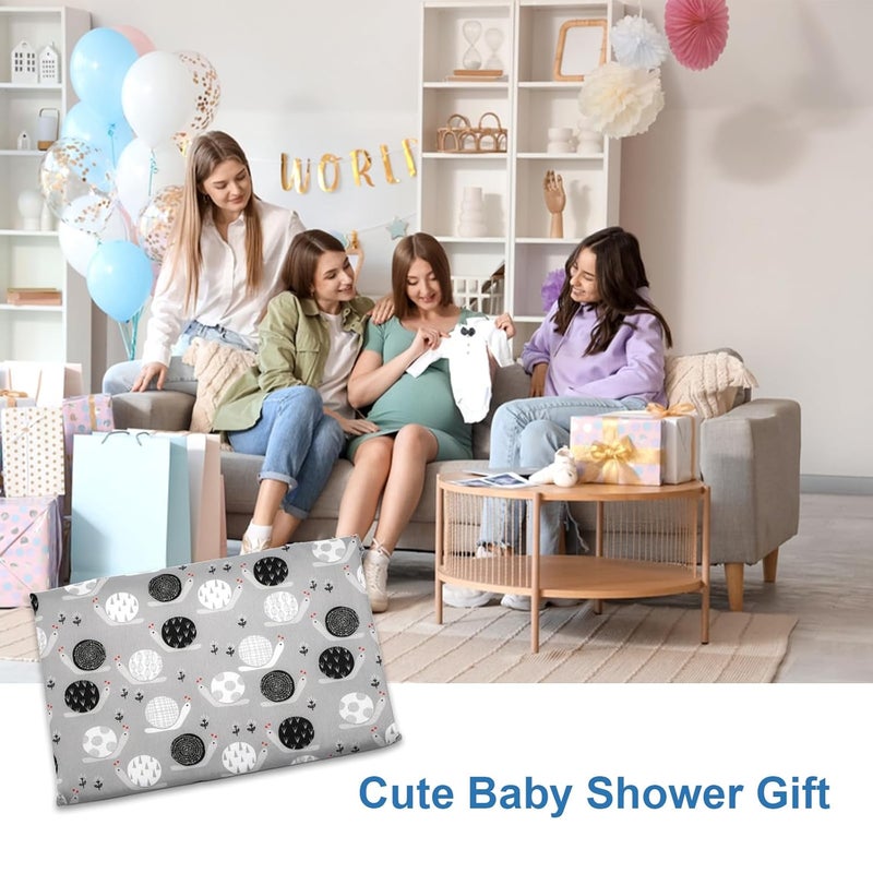 outtip Cute Snail Portable Diaper Changing Mat,Waterproof Foldable Travel Changing Pad,On-The-Go Wipeable Reusable Changing Pad – Waterproof & Compact,for Diaper Bags,Travel,Car Backseat Changes,Strollers - Image 5
